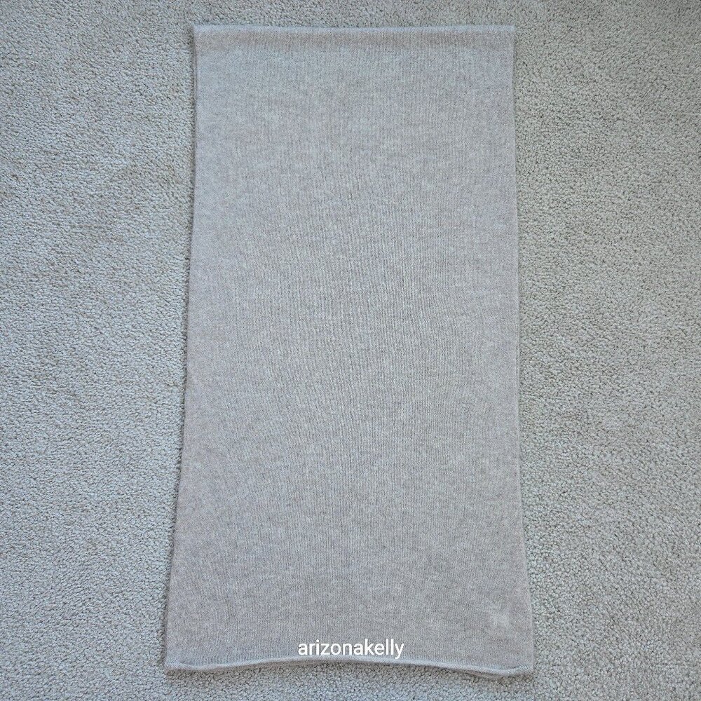 NWOT J. Crew Cashmere Wrap Heather Stone